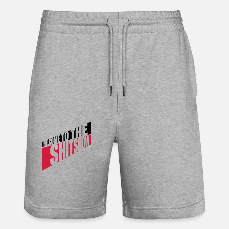 Cheeky Welcome Shitshow - Short de jogging bio TRAINER Stanley/Stella unisexe - gris chiné