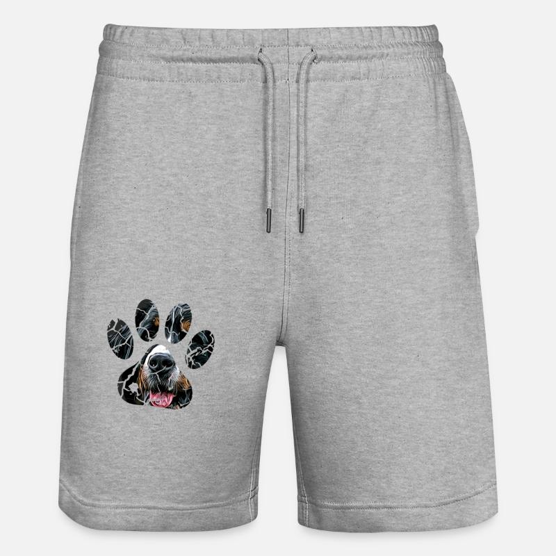 Bouvier bernois - Short de jogging bio TRAINER Stanley/Stella unisexe - gris chiné