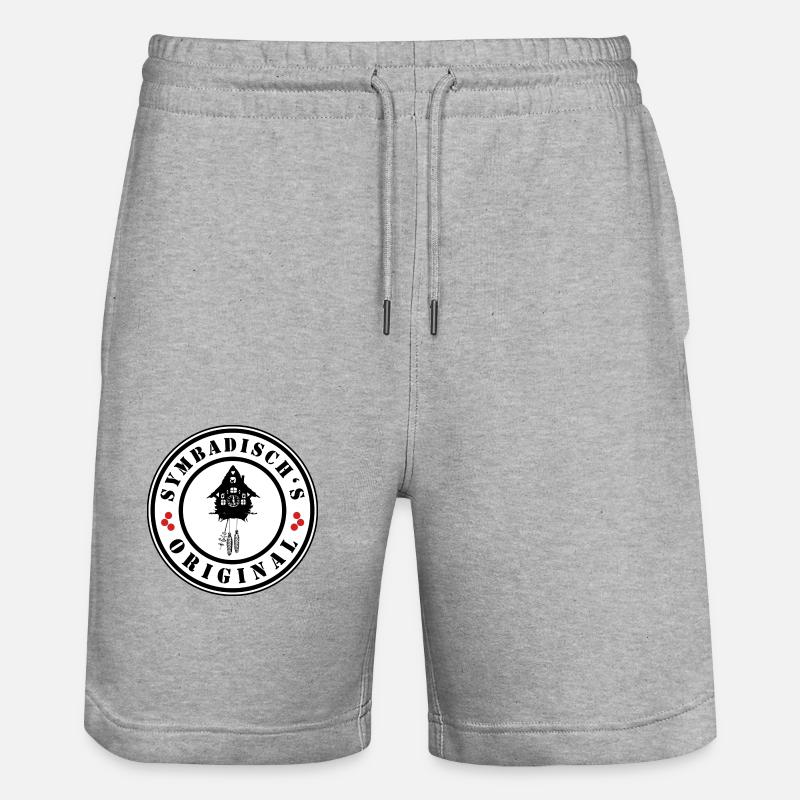 L’original de Symbadisch - Short de jogging bio TRAINER Stanley/Stella unisexe - gris chiné