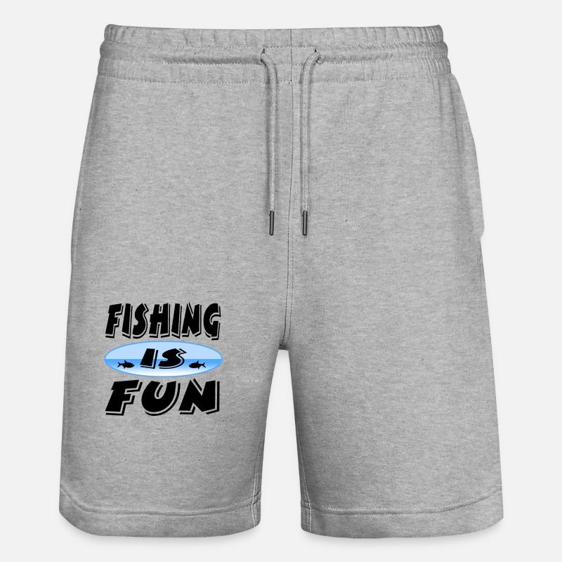 Pêche - Short de jogging bio TRAINER Stanley/Stella unisexe - gris chiné