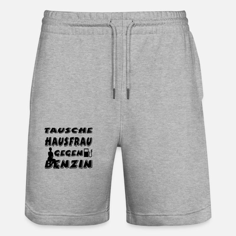 Auto - Stanley/Stella Unisex Bio Joggingshorts Trainer  - Grau meliert
