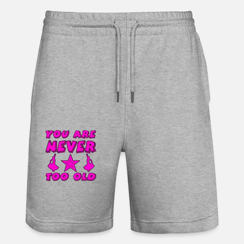 Danser - Short de jogging bio TRAINER Stanley/Stella unisexe - gris chiné