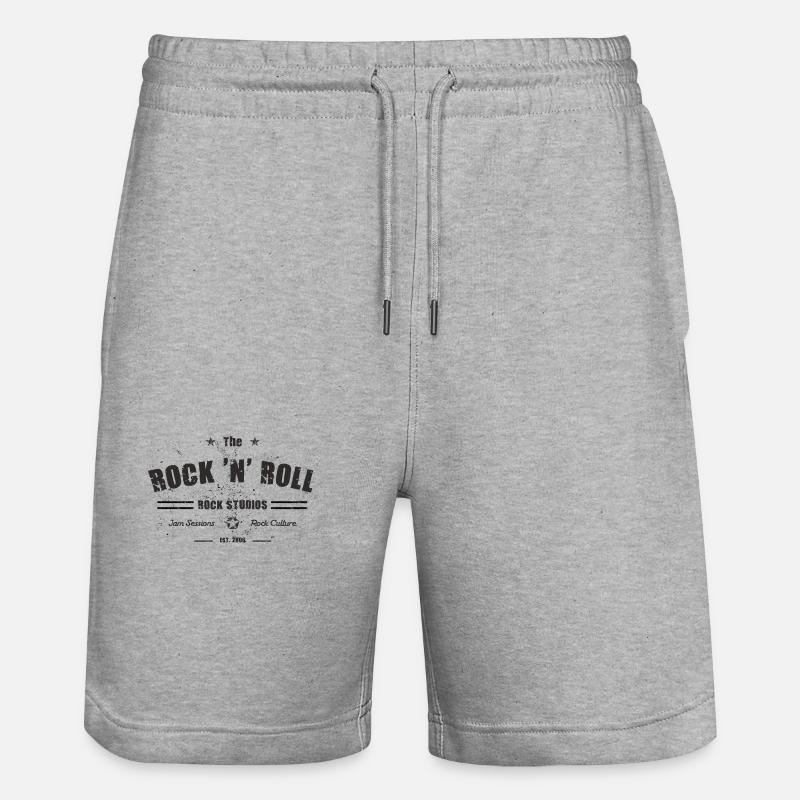 ROCK 'N' ROLL ROCK STUDIOS - Stanley/Stella Unisex Bio Joggingshorts Trainer - Grau meliert