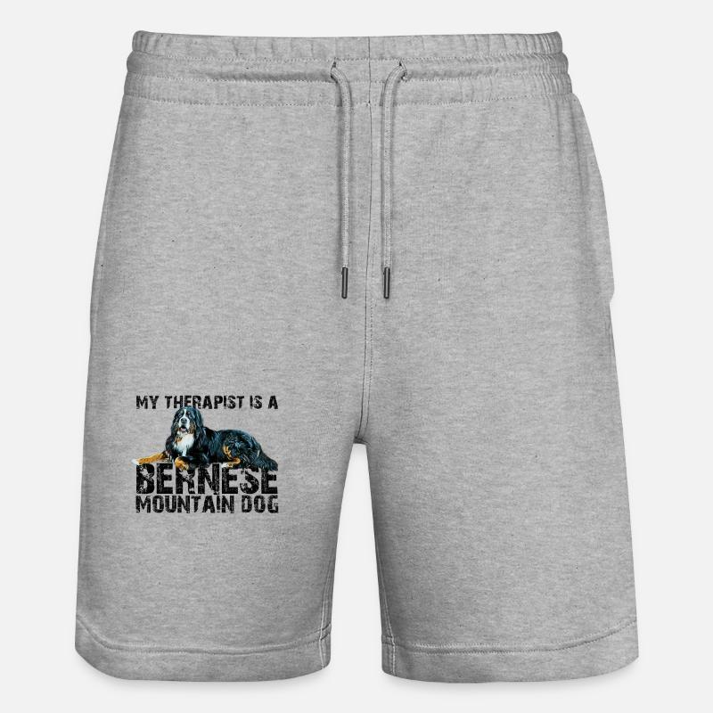 Bouvier bernois - Short de jogging bio TRAINER Stanley/Stella unisexe - gris chiné