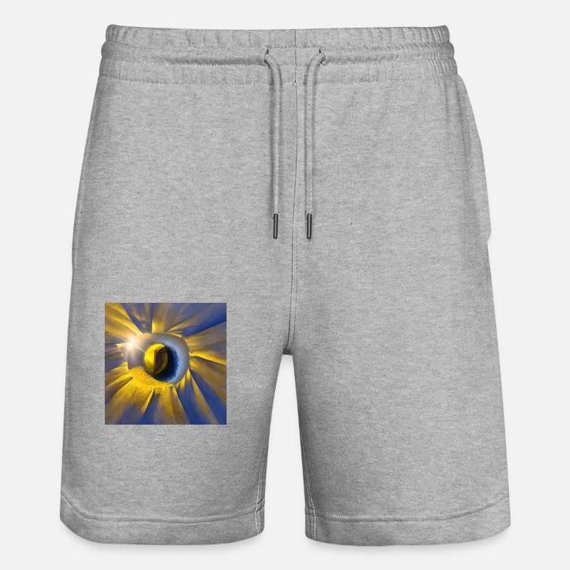 L’Ukraine attend la paix - Short de jogging bio TRAINER Stanley/Stella unisexe - gris chiné