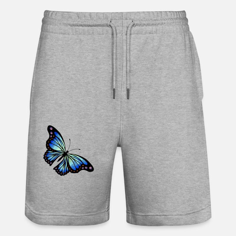 Papillon - Short de jogging bio TRAINER Stanley/Stella unisexe - gris chiné
