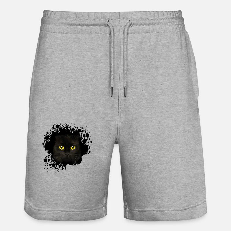 Chat - Short de jogging bio TRAINER Stanley/Stella unisexe - gris chiné