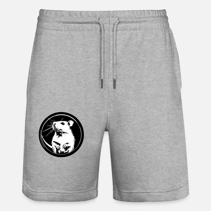 souris - Short de jogging bio TRAINER Stanley/Stella unisexe - gris chiné
