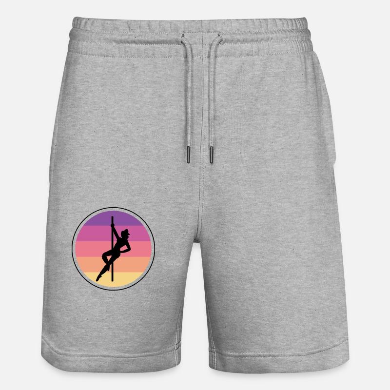 Danse Musique de danse - Short de jogging bio TRAINER Stanley/Stella unisexe - gris chiné
