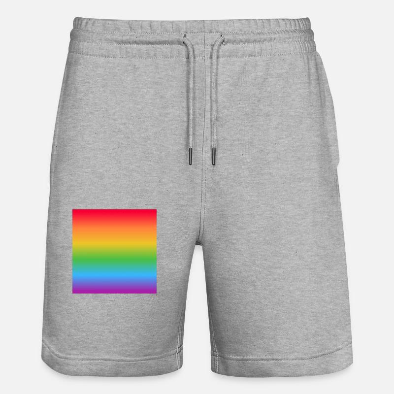 Dégradé de drapeau arc-en-ciel - Short de jogging bio TRAINER Stanley/Stella unisexe - gris chiné