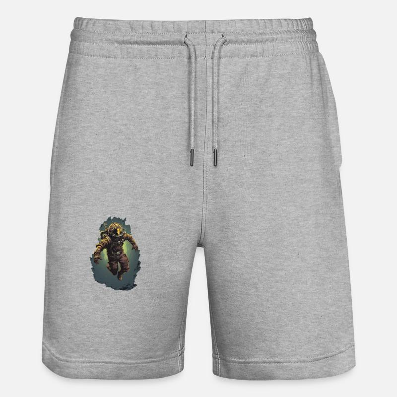 Plongeur - Short de jogging bio TRAINER Stanley/Stella unisexe - gris chiné