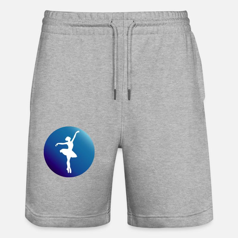Danse Musique de danse - Short de jogging bio TRAINER Stanley/Stella unisexe - gris chiné