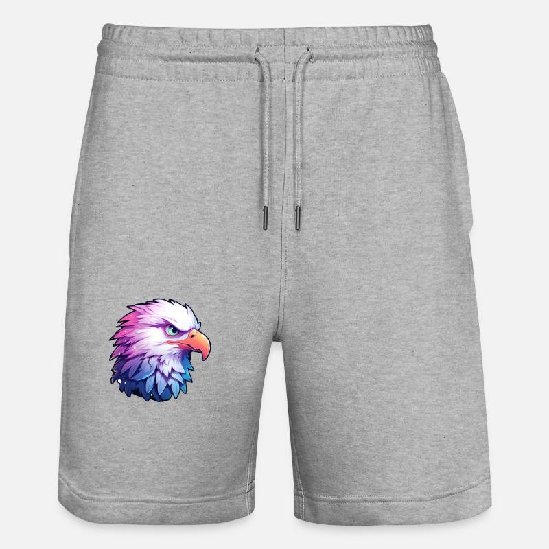 Tête d’aigle - Short de jogging bio TRAINER Stanley/Stella unisexe - gris chiné