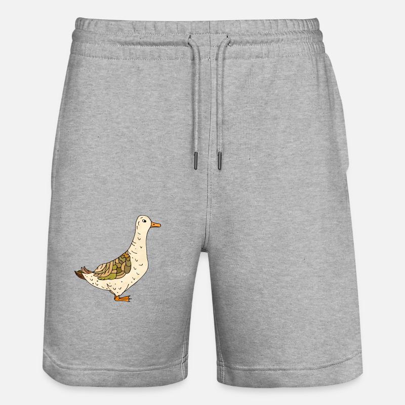 Canard - Short de jogging bio TRAINER Stanley/Stella unisexe - gris chiné