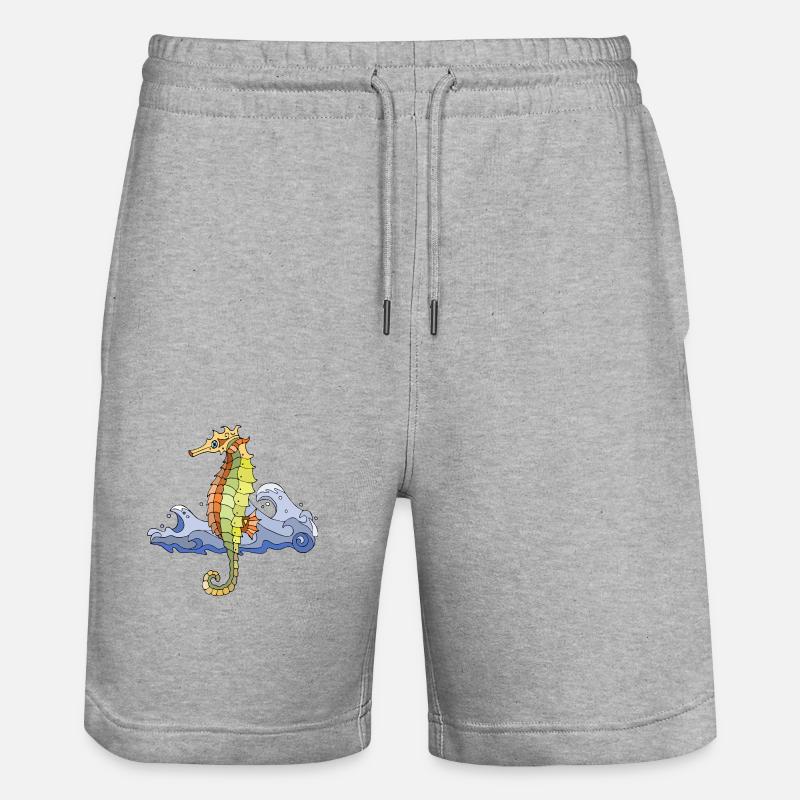 Hippocampe - Short de jogging bio TRAINER Stanley/Stella unisexe - gris chiné