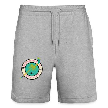 Bahamas Hockey Association - Stanley/Stella Unisex Bio Joggingshorts Trainer  - Grau meliert - Vorne - Nik (191cm) & Marisol (170cm)