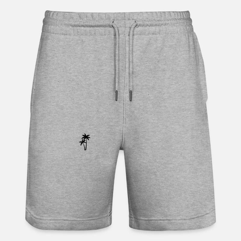 Palmier - Short de jogging bio TRAINER Stanley/Stella unisexe - gris chiné