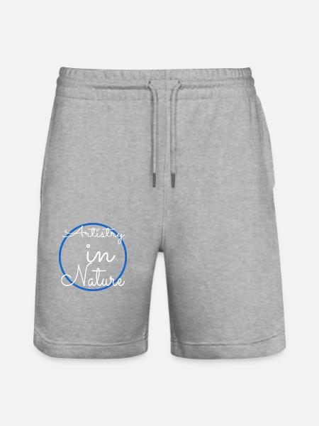 kuvataide taide taide luominen luonnon kauneus - Stanley/Stella Trainer unisex luomu-collegeshortsit - harmaasävyinen