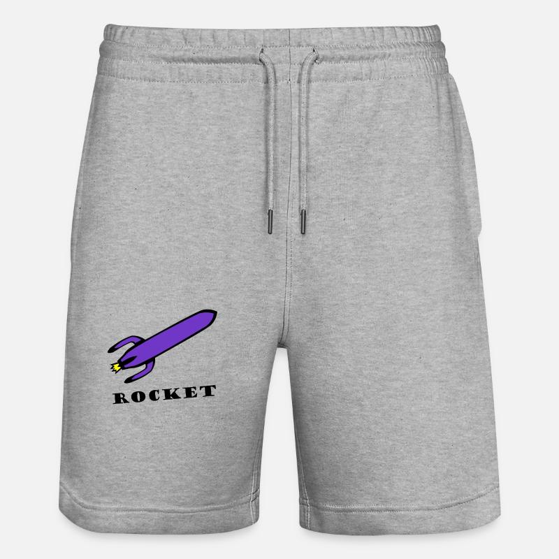 La fusée rapide - Short de jogging bio TRAINER Stanley/Stella unisexe - gris chiné