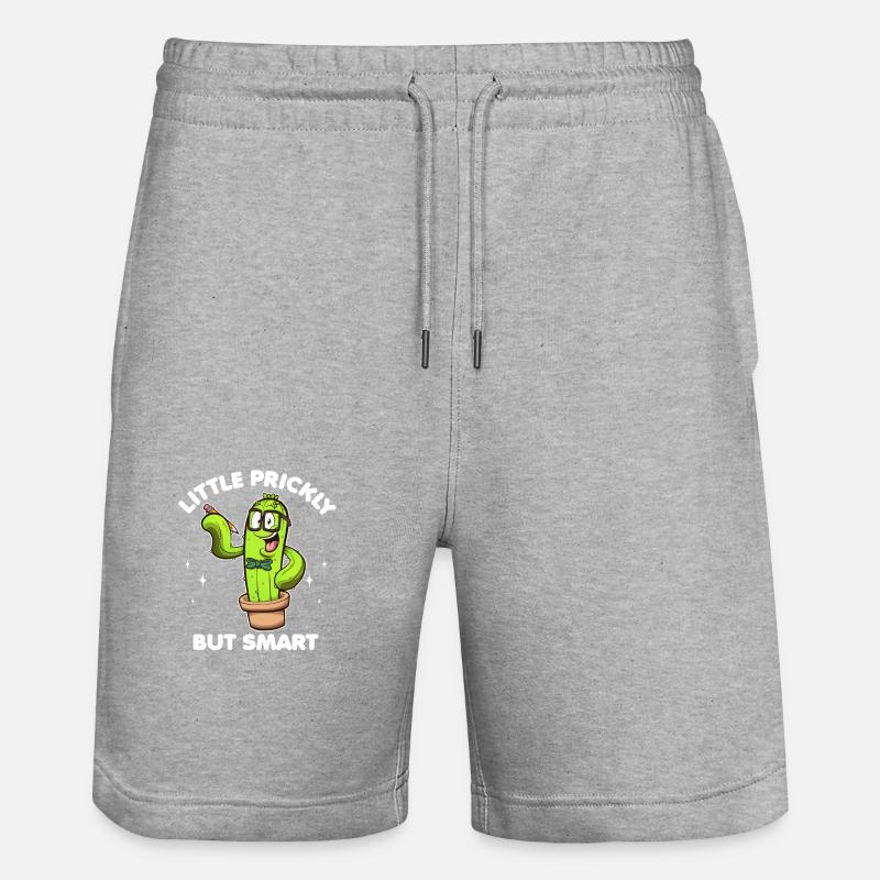 Petit piquant mais intelligent - Short de jogging bio TRAINER Stanley/Stella unisexe - gris chiné