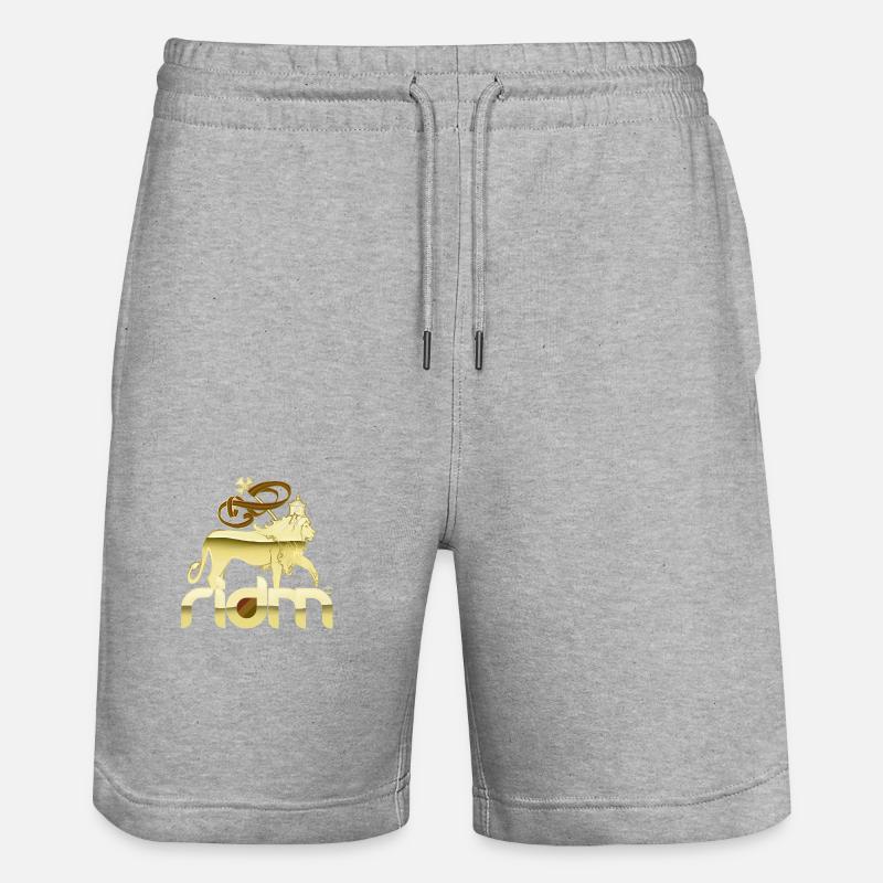RIDM Majesté dorée - Short de jogging bio TRAINER Stanley/Stella unisexe - gris chiné