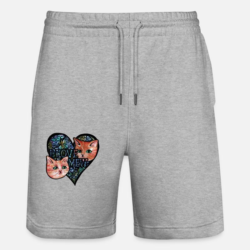 Chatons - Short de jogging bio TRAINER Stanley/Stella unisexe - gris chiné