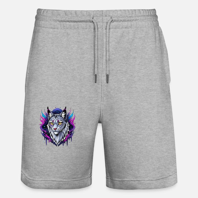 Lynx - Short de jogging bio TRAINER Stanley/Stella unisexe - gris chiné