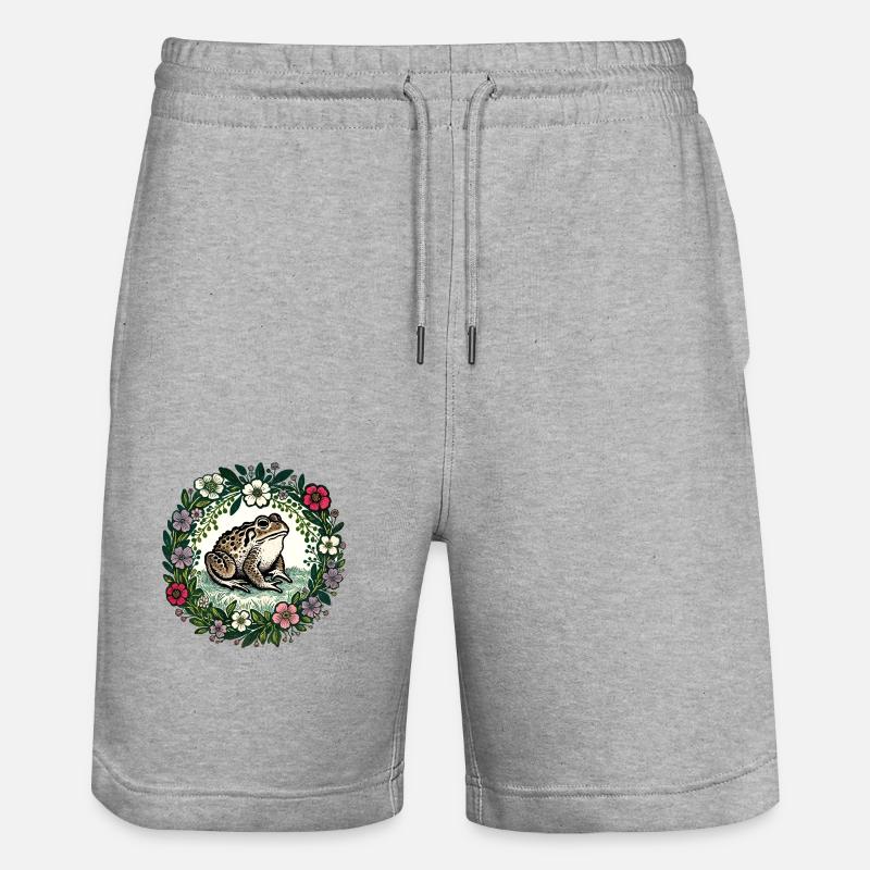 Crapaud - Short de jogging bio TRAINER Stanley/Stella unisexe - gris chiné