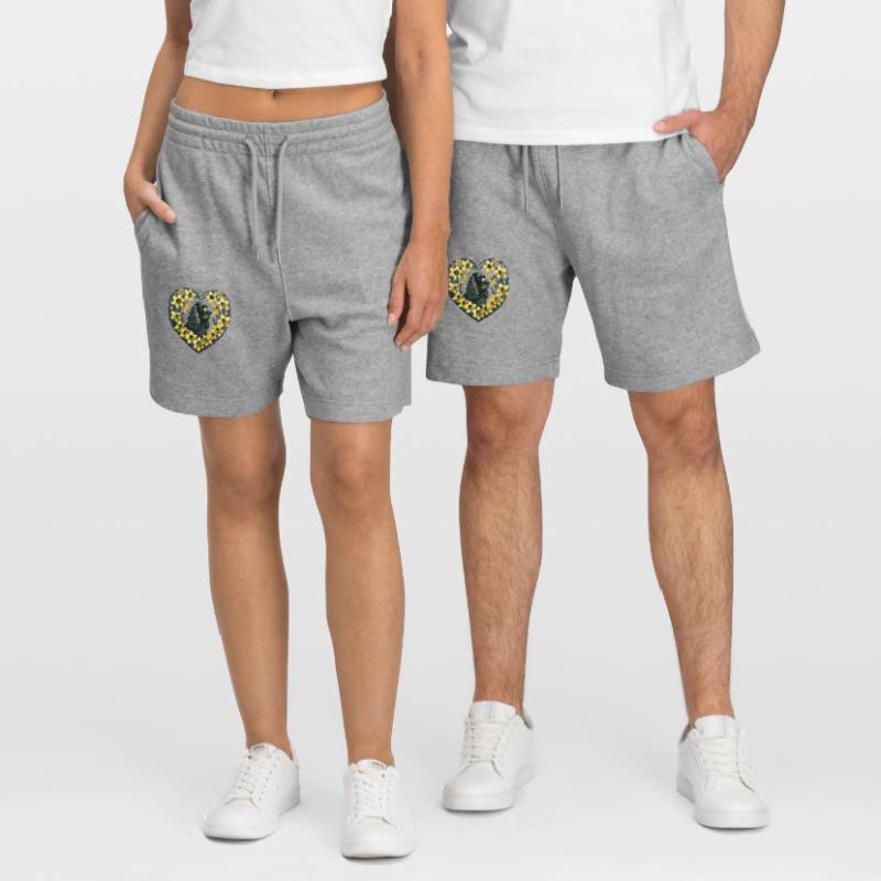 Cocker noir Short de jogging bio TRAINER Stanley/Stella unisexe