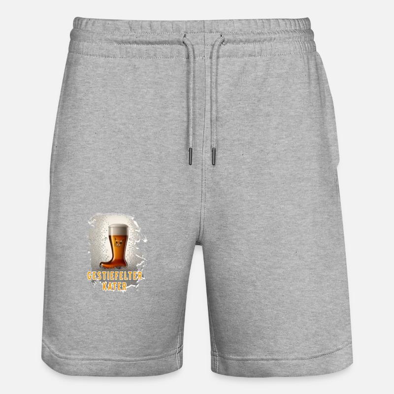 Le Chat Botté - Short de jogging bio TRAINER Stanley/Stella unisexe - gris chiné