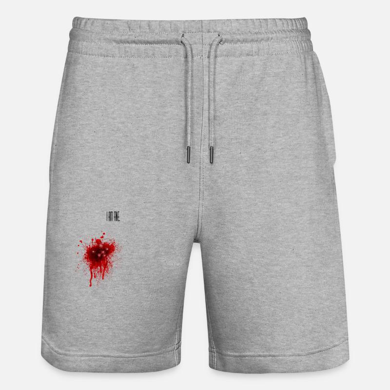 Je vais bien - Short de jogging bio TRAINER Stanley/Stella unisexe - gris chiné
