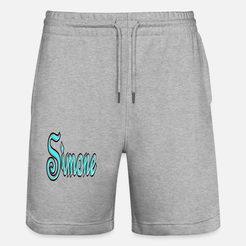 simone2 - Stanley/Stella Unisex Bio Joggingshorts Trainer  - Grau meliert