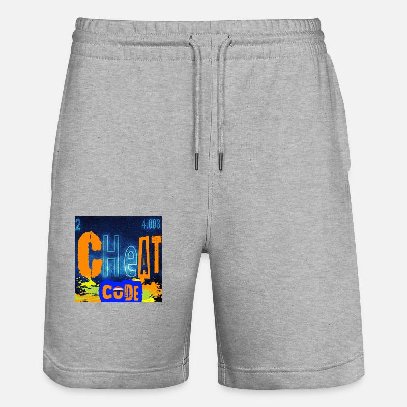 CHEATCODE CHEMISTRY - Short de jogging bio TRAINER Stanley/Stella unisexe - gris chiné