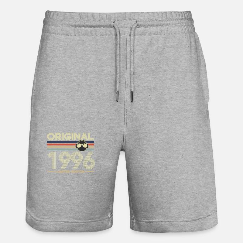 1996 - Stanley/Stella Unisex Bio Joggingshorts Trainer - Grau meliert
