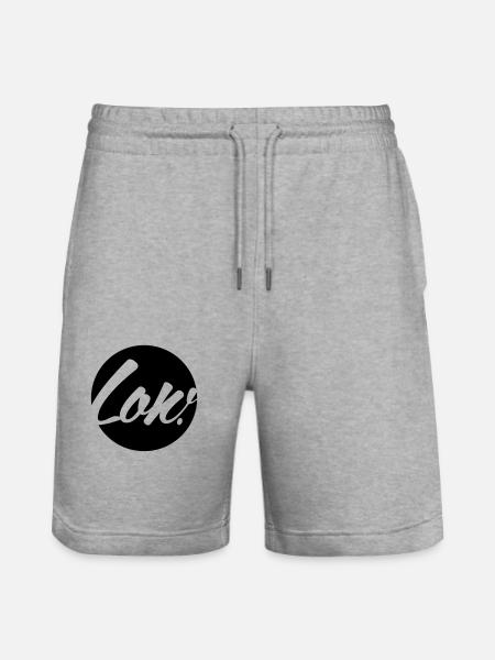 low kreis circle - Stanley/Stella Unisex Bio Joggingshorts Trainer  - Grau meliert