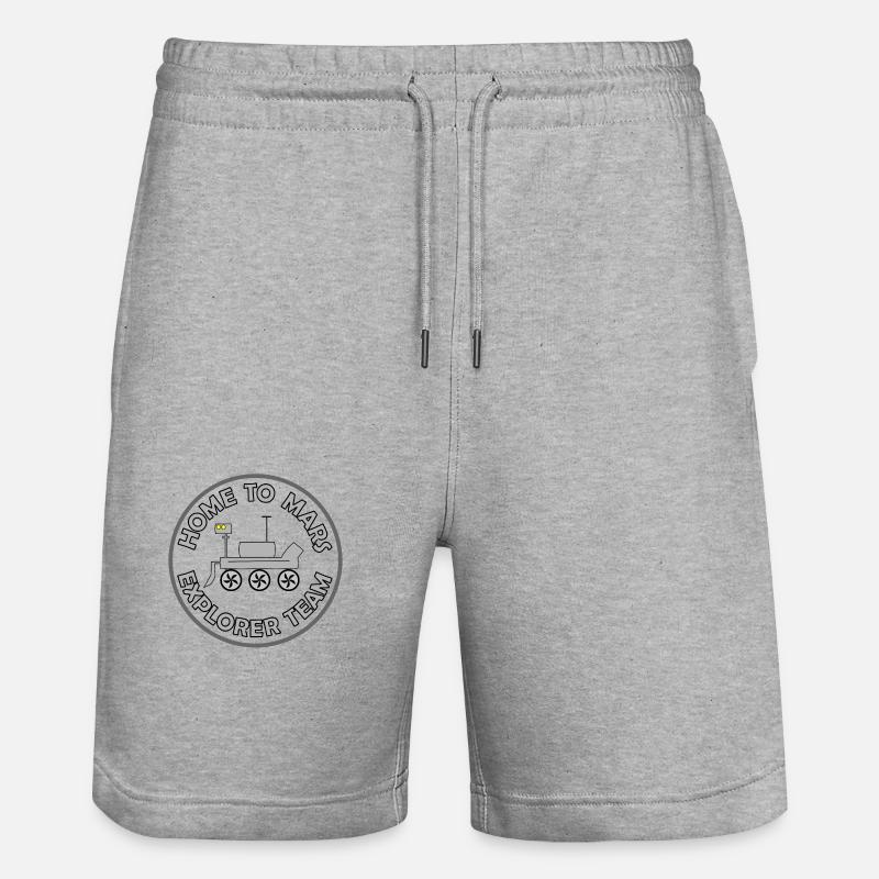 Das Mars Abenteuer - Stanley/Stella Unisex Bio Joggingshorts Trainer  - Grau meliert