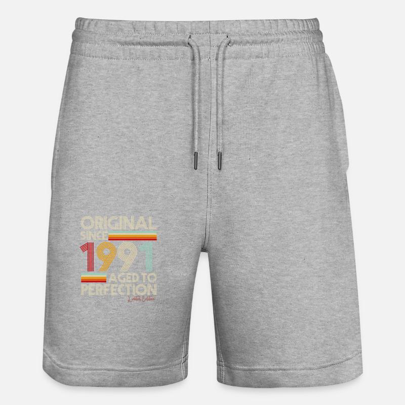 1991 - Short de jogging bio TRAINER Stanley/Stella unisexe - gris chiné