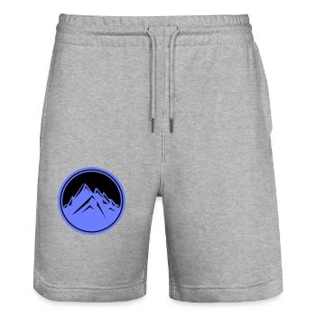berge - Stanley/Stella Unisex Bio Joggingshorts Trainer  - Grau meliert - Vorne - Nik (191cm) & Marisol (170cm)