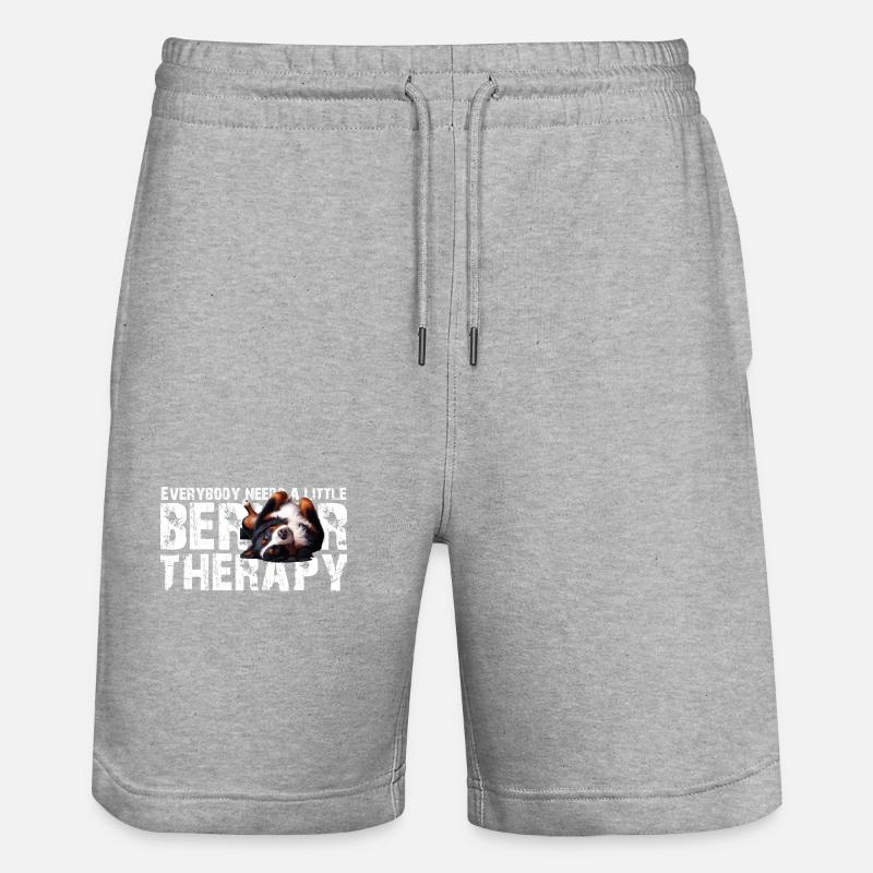 Bouvier bernois - Short de jogging bio TRAINER Stanley/Stella unisexe - gris chiné