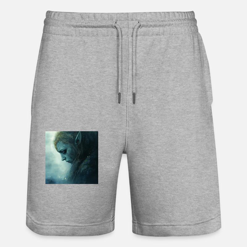 Elfe - Short de jogging bio TRAINER Stanley/Stella unisexe - gris chiné