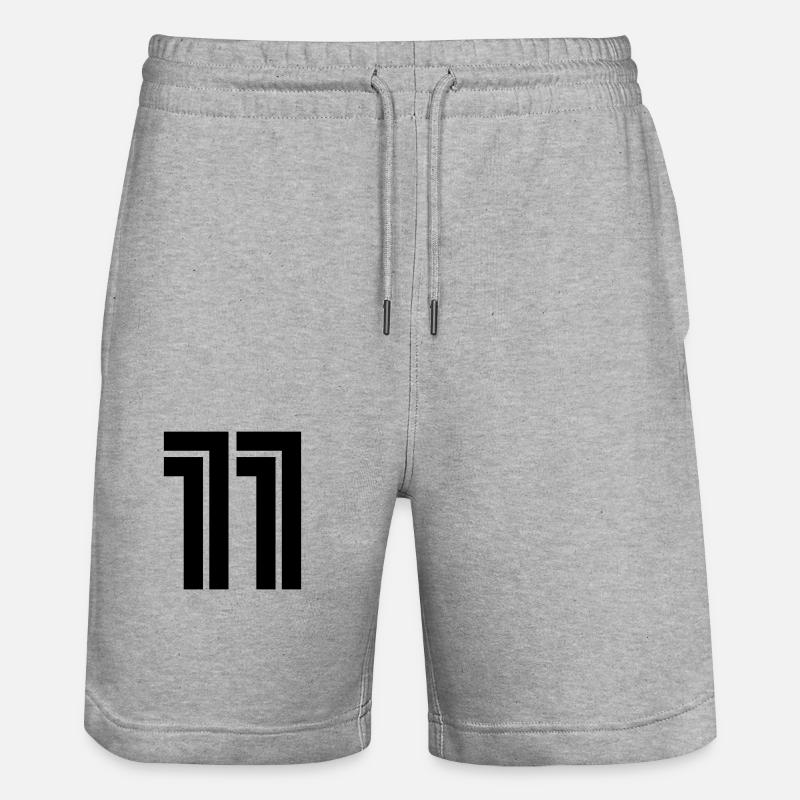 Numéro 11 Numéro Onze - Short de jogging bio TRAINER Stanley/Stella unisexe - gris chiné