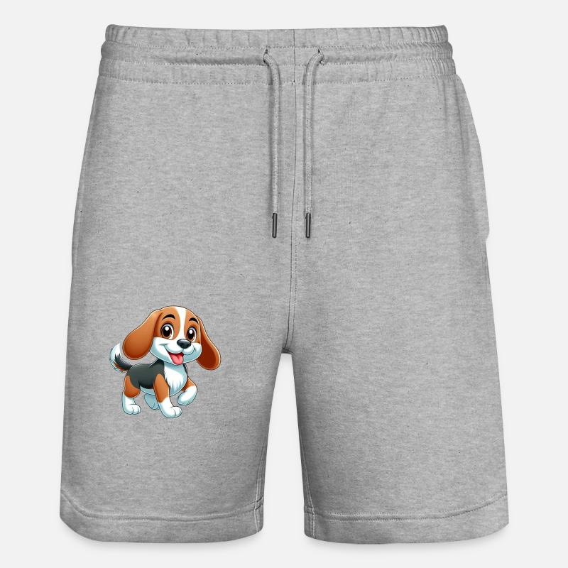beagle 4 - Short de jogging bio TRAINER Stanley/Stella unisexe - gris chiné