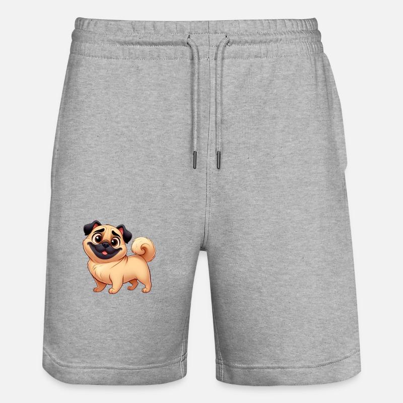 carlin 6 - Short de jogging bio TRAINER Stanley/Stella unisexe - gris chiné