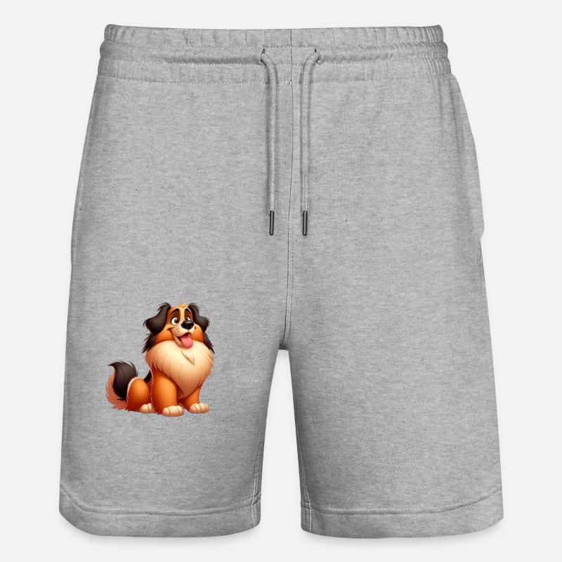 leonberg - Short de jogging bio TRAINER Stanley/Stella unisexe - gris chiné