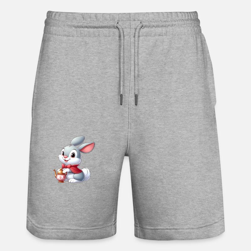 lapin 12 - Short de jogging bio TRAINER Stanley/Stella unisexe - gris chiné