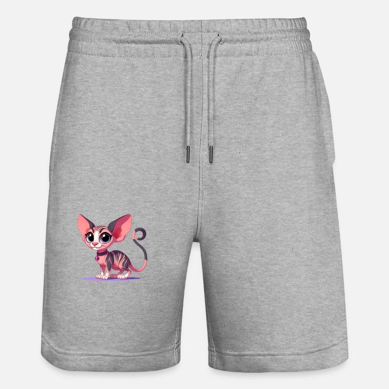 sphynx - Short de jogging bio TRAINER Stanley/Stella unisexe - gris chiné