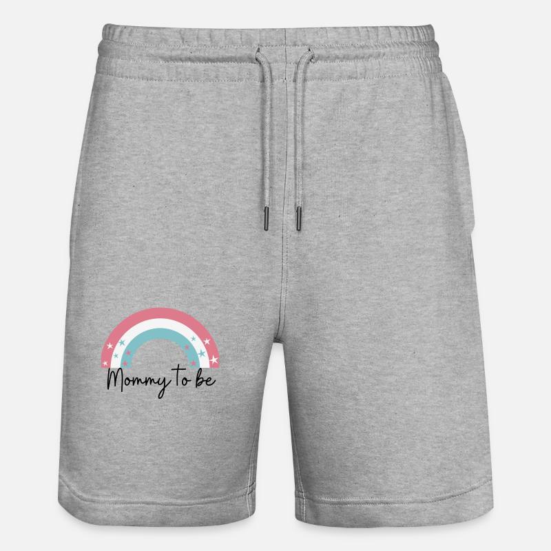 Future maman - Short de jogging bio TRAINER Stanley/Stella unisexe - gris chiné