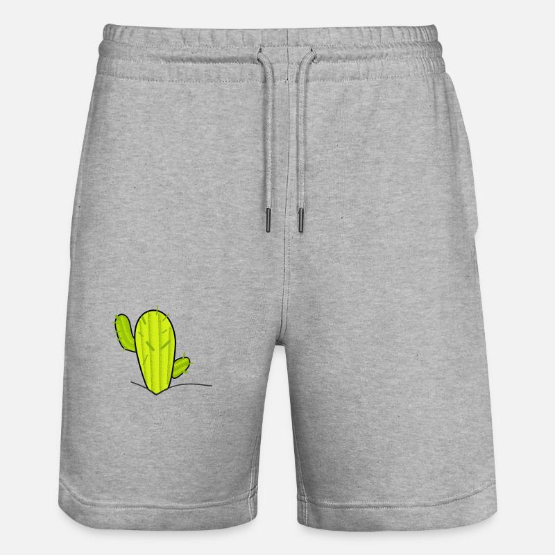 Cactus - Short de jogging bio TRAINER Stanley/Stella unisexe - gris chiné