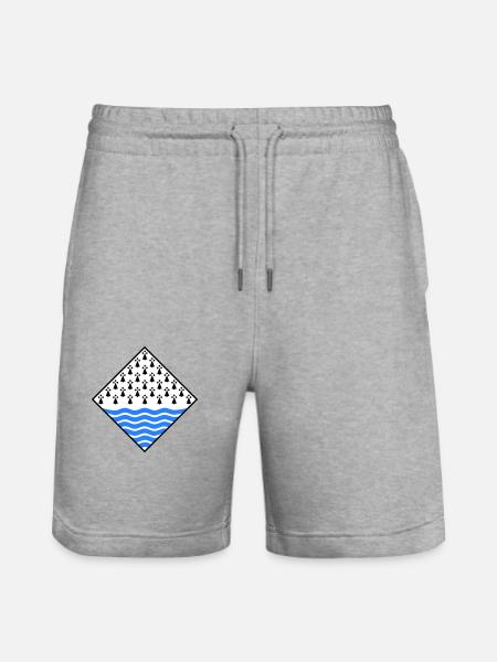 Morbihan - Stanley/Stella Trainer Unisex Organic Jogging Shorts - heather grey