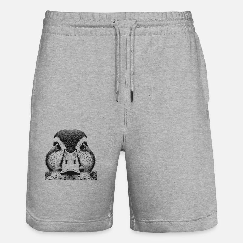 Canard - Short de jogging bio TRAINER Stanley/Stella unisexe - gris chiné